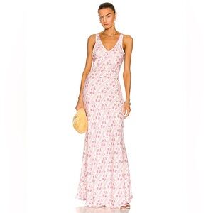 LoveShackFancy Iliana Slip Dress